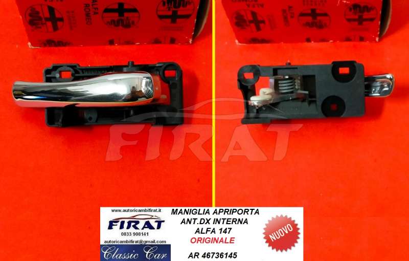 MANIGLIA APRIPORTA ALFA 147 ANT.INT.DX (46736145)